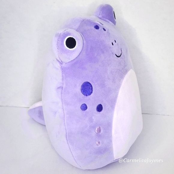 NAHOMY 🐸 Purple Tadpole Baby Frog Original Squishmallows By Kellytoy NWT - Picture 6 of 8